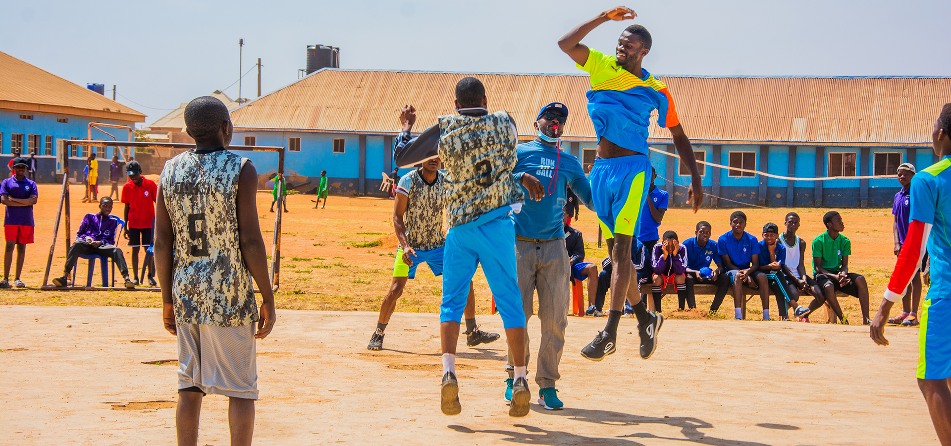 Children learning and playing